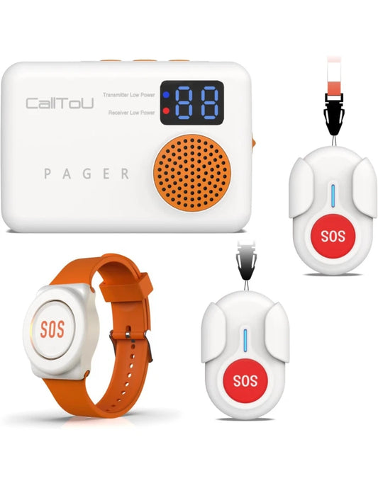 Elderly Caregiver Home Help Fall Distress Pager Alarm Button